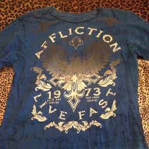 Affliction T-shirt size boys large